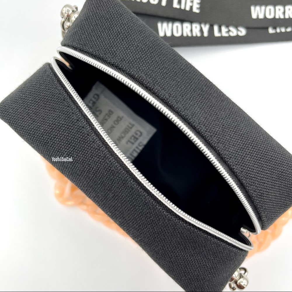 🆕 Dior Cosmetic Case to Crossbody Bag Purse, Black w/CD Logo, Beauty Line, New - Picture 11 of 13